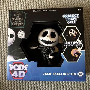Disney POIDS 4D Jack Skellington Immersive 4D Backgrounds Collect & Connect 3.5"